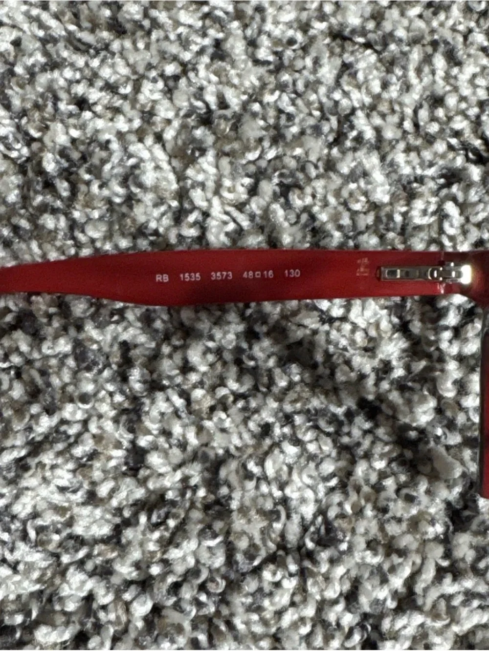 Ray Ban Junior RB1535 3573 Childrens Black & Red - Frames Only - 48-16-130